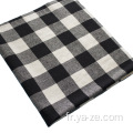 Tissu de manteau en laine Plaid Vérifier le tissu de flanelle